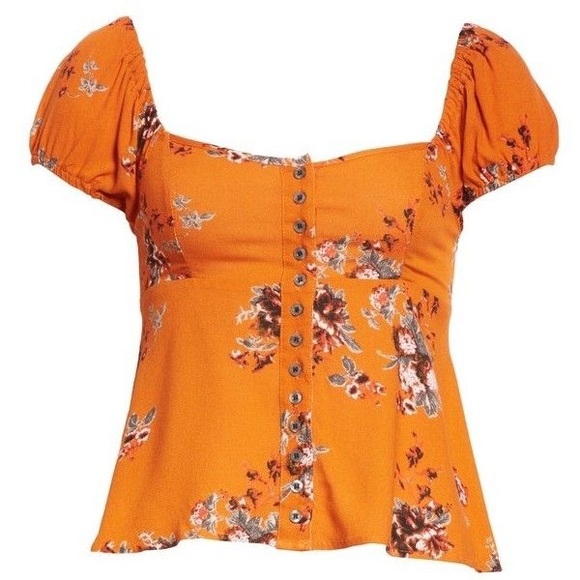 Free People Close To You Floral Blouse - Picture 2 of 2